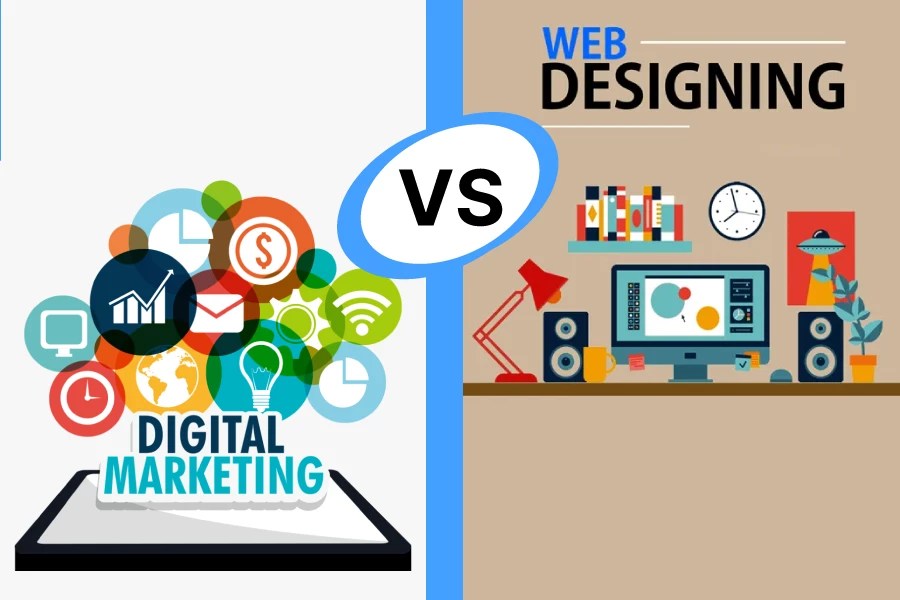 Web designing vs digital marketing: which should your company hire?
