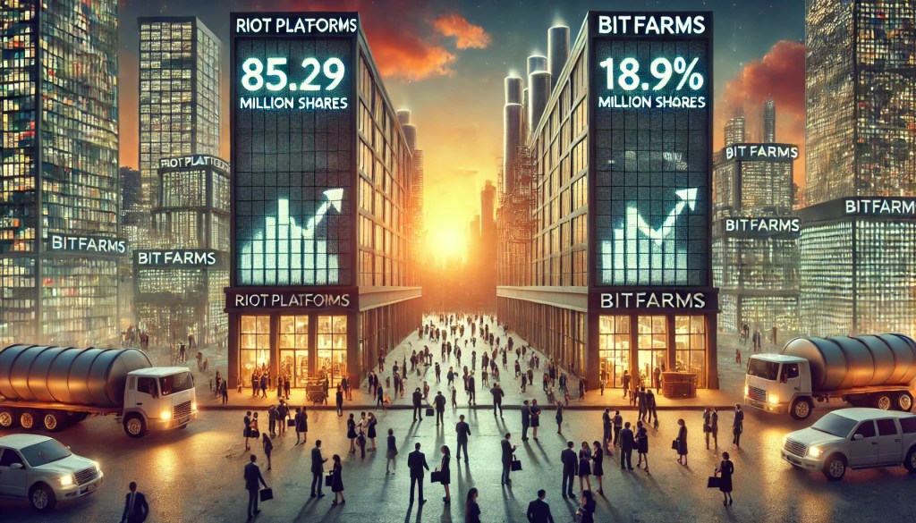 Riot Platforms et  Bitfarms