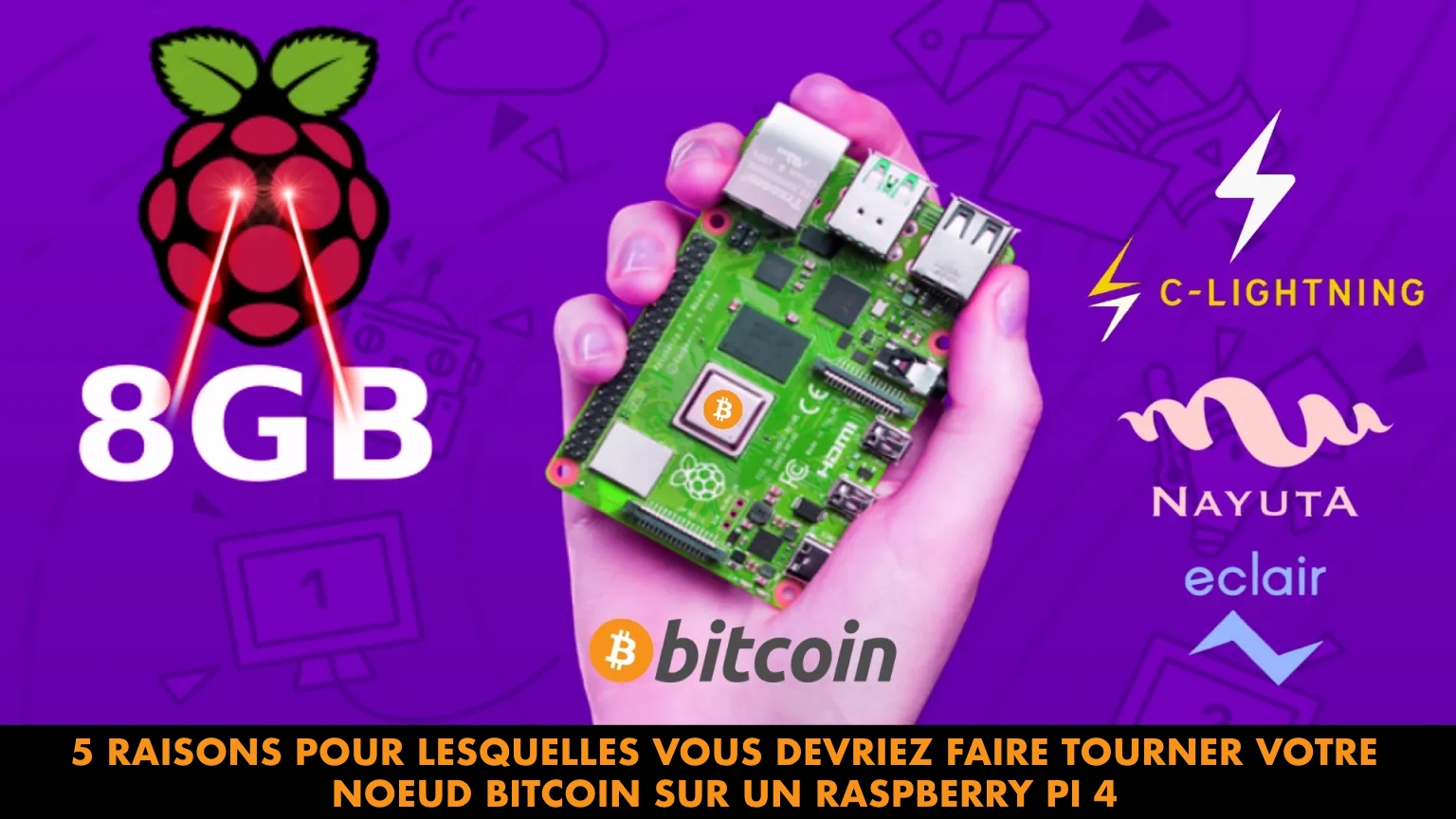 5 raisons pour lesquelles vous devriez faire tourner votre nœud Bitcoin sur  un Raspberry Pi 4 - Bitcoin Takeover