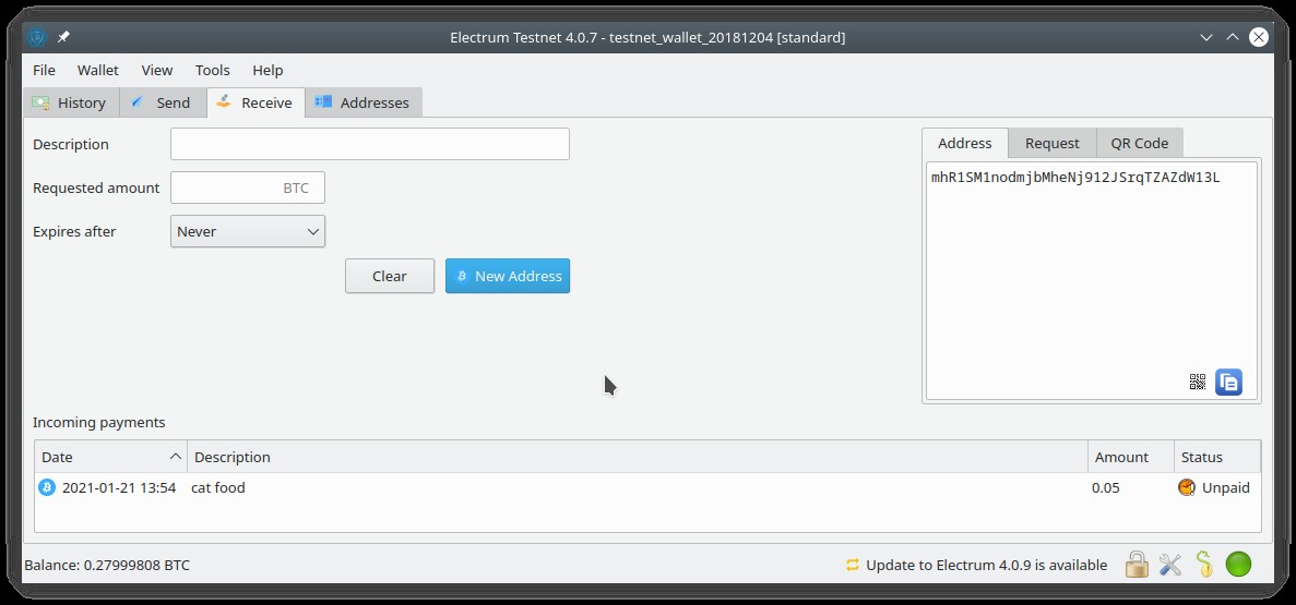 Most wallets have the ability to send and receive with legacy bitcoin addresses. How To Use The Electrum Receive Tab Bitcoin Electrum