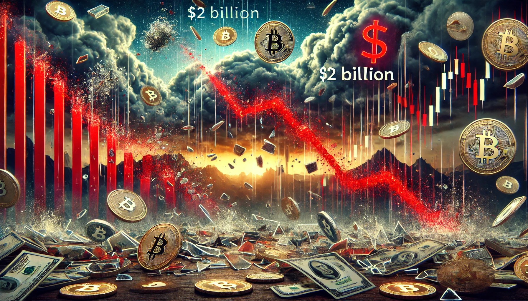 Crypto Liquidations Break $2 Billion As Bitcoin & Alts Crash