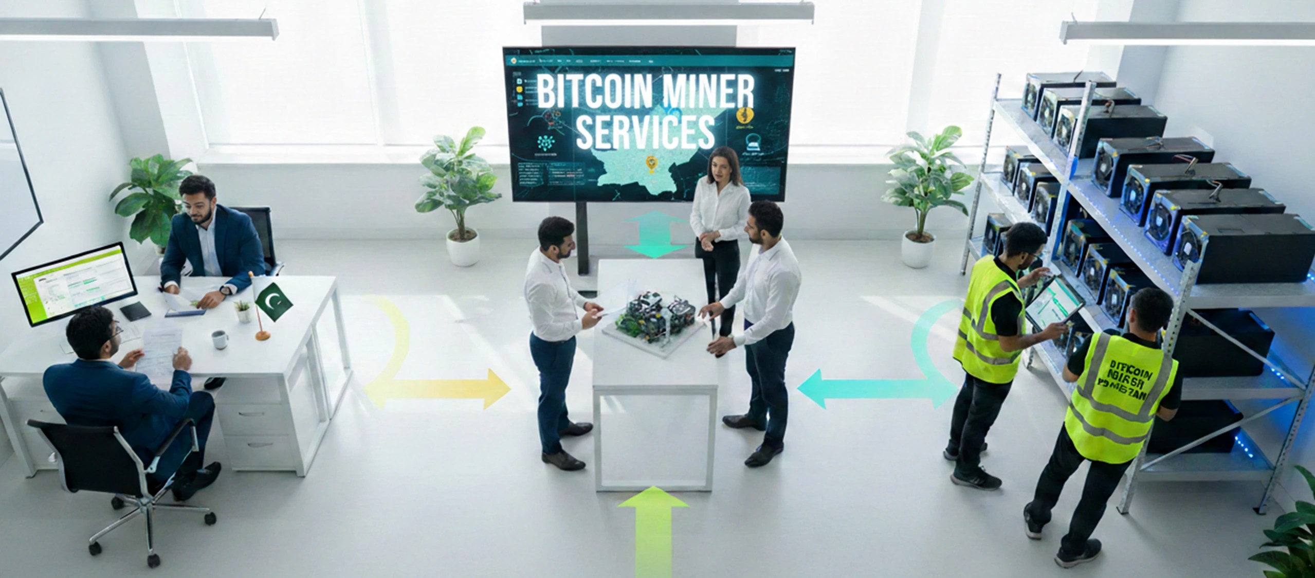 Bitcoin Miner Services Pakistan - Professional Cryptocurrency Mining Consultancy Team