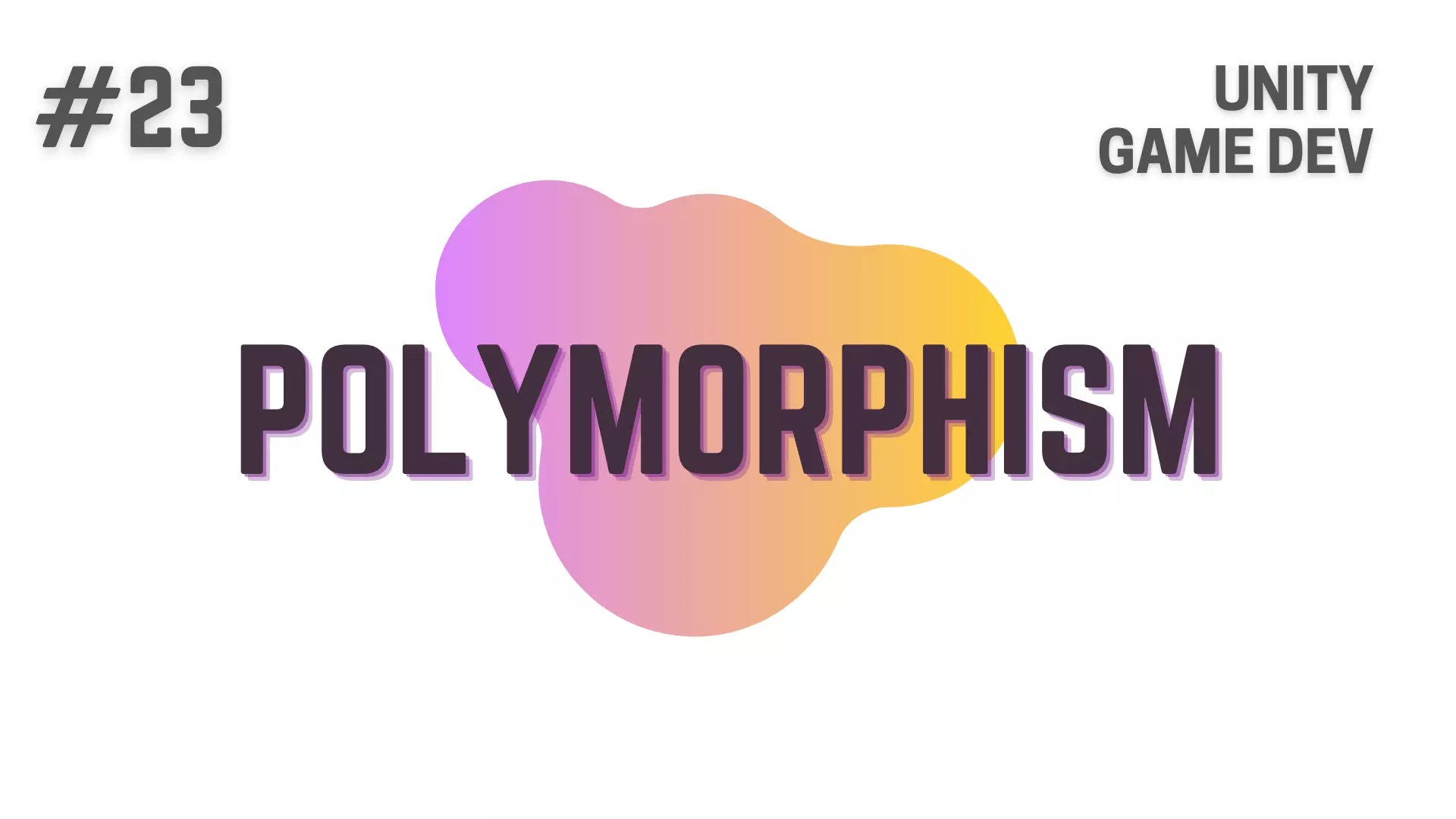 The knowledge base editor section has troubleshooting, guidance on interpreting c# compiler errors and tips and tricks. Polymorphism In C Unity Game Development Tutorial How To Make A Game Bite Sized Tech