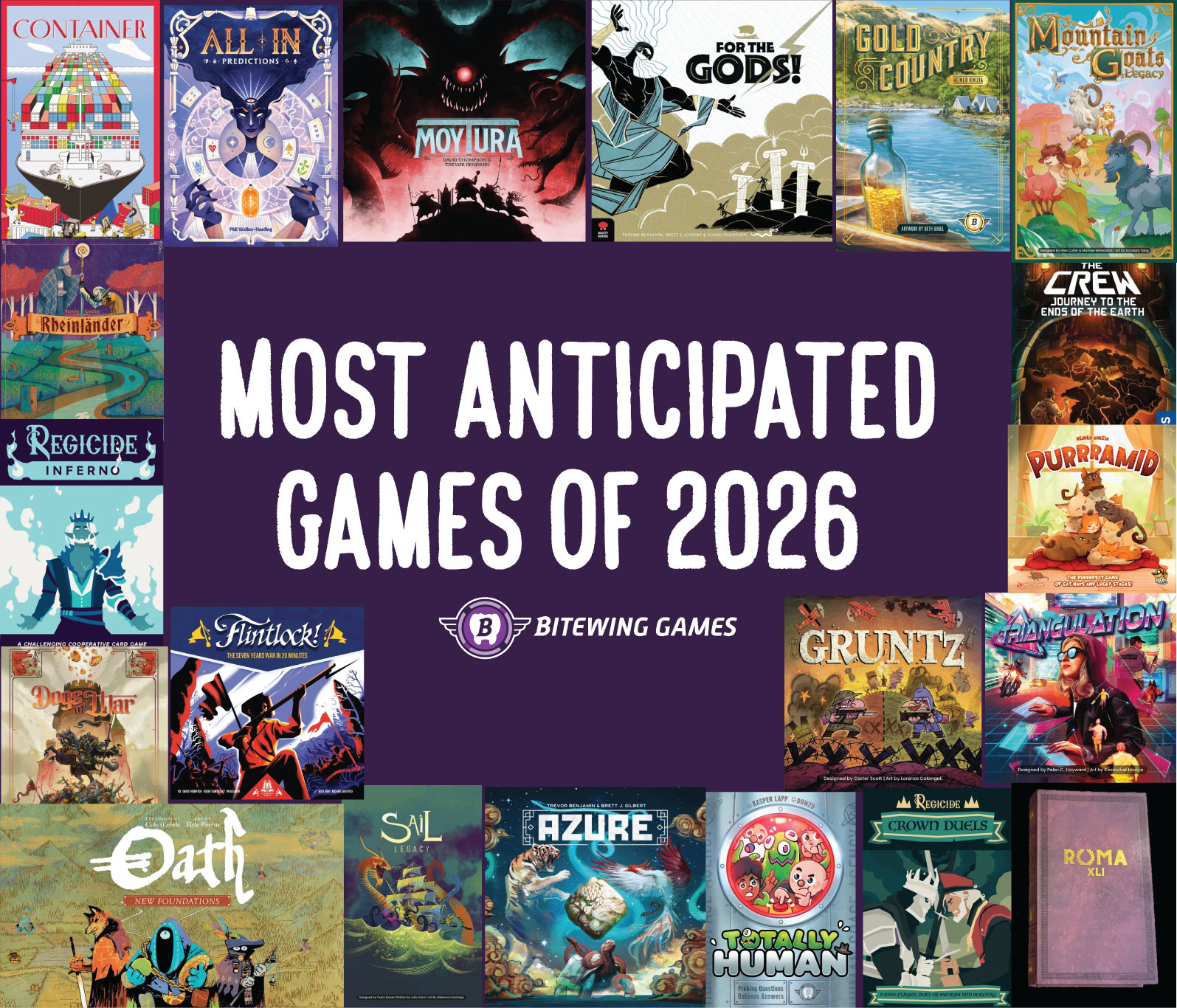 Most Anticipated Board Games Of 2026 Bitewing Games 
