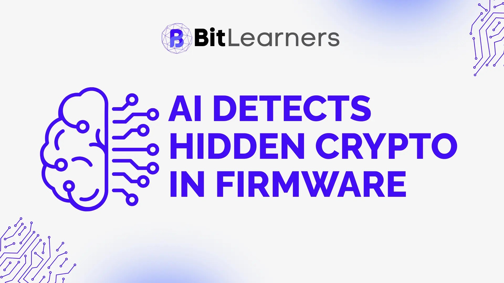 AI Detects Hidden Crypto in Firmware