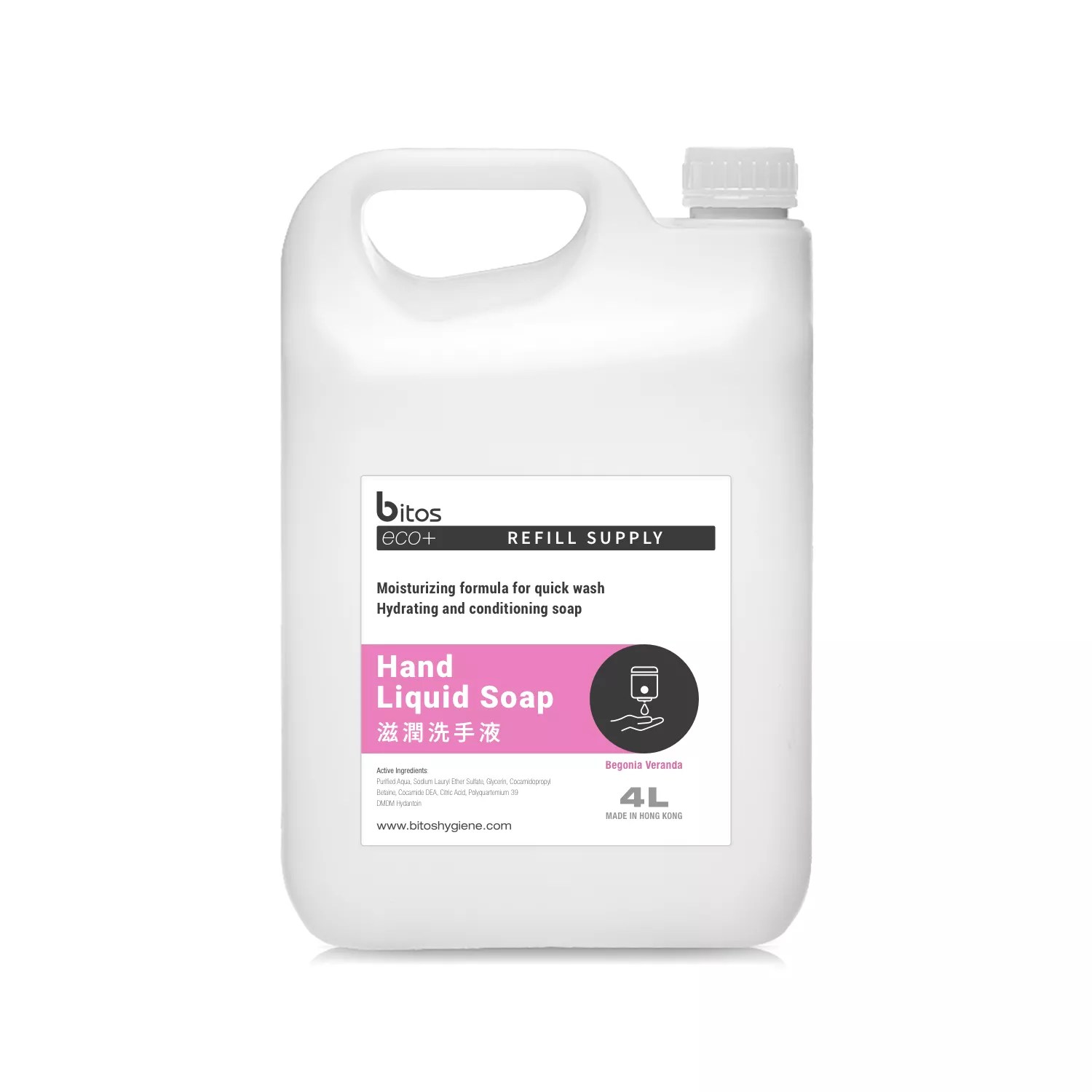 Liquid Hand Soap 4L refill Bitos eco+.