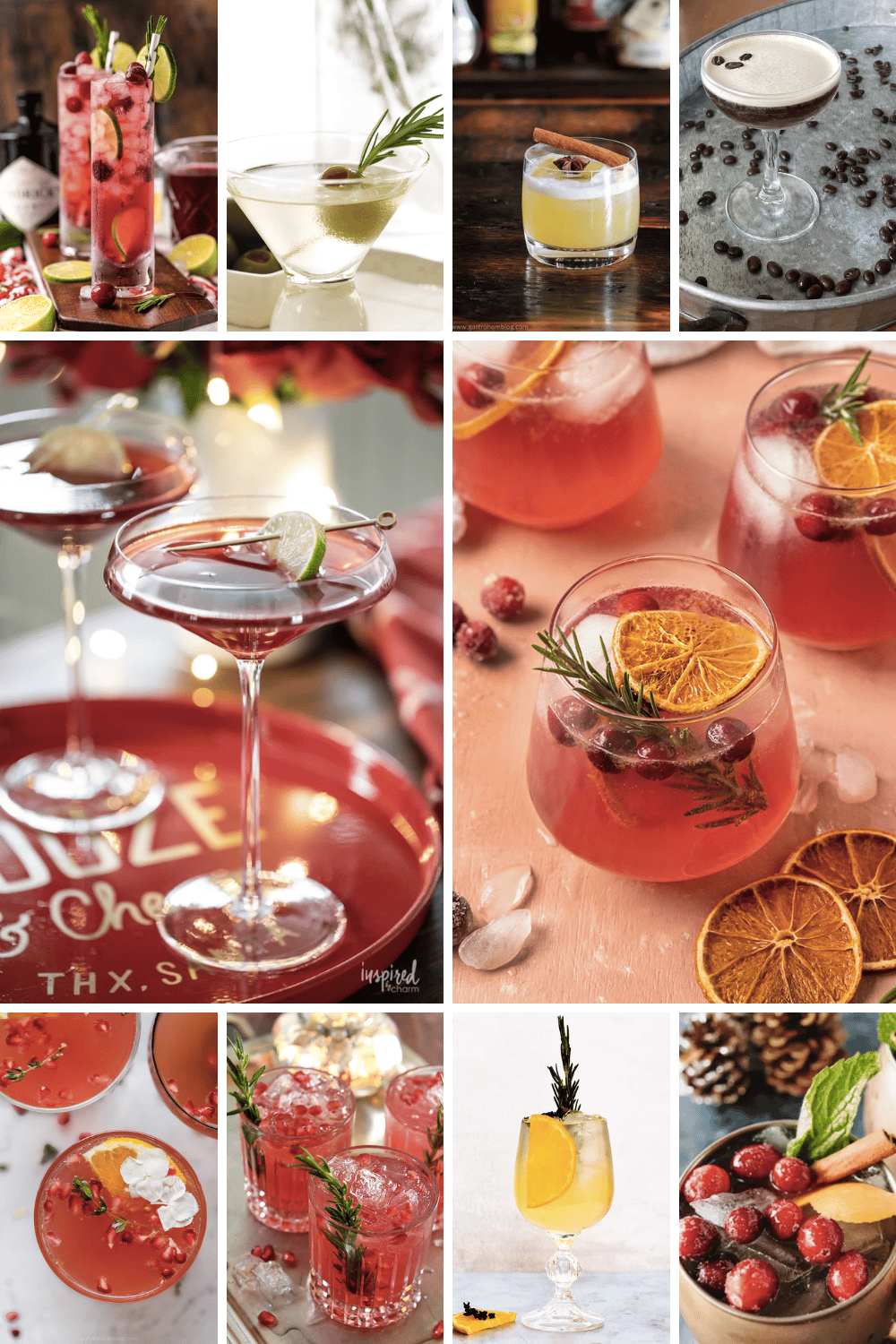 10 christmas cocktails with gin