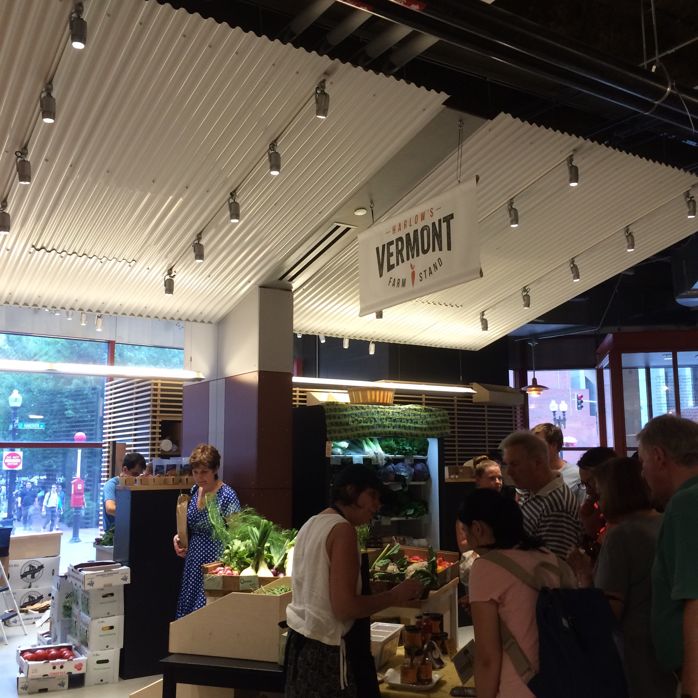 A stand featuring Vermont products