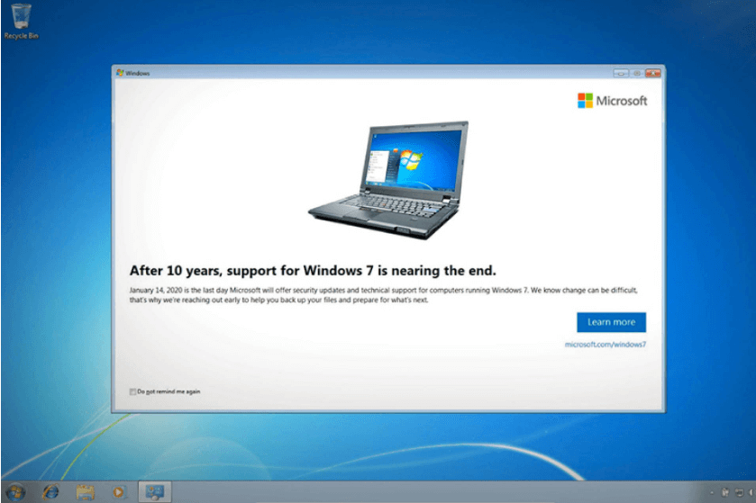 fine supporto microsoft