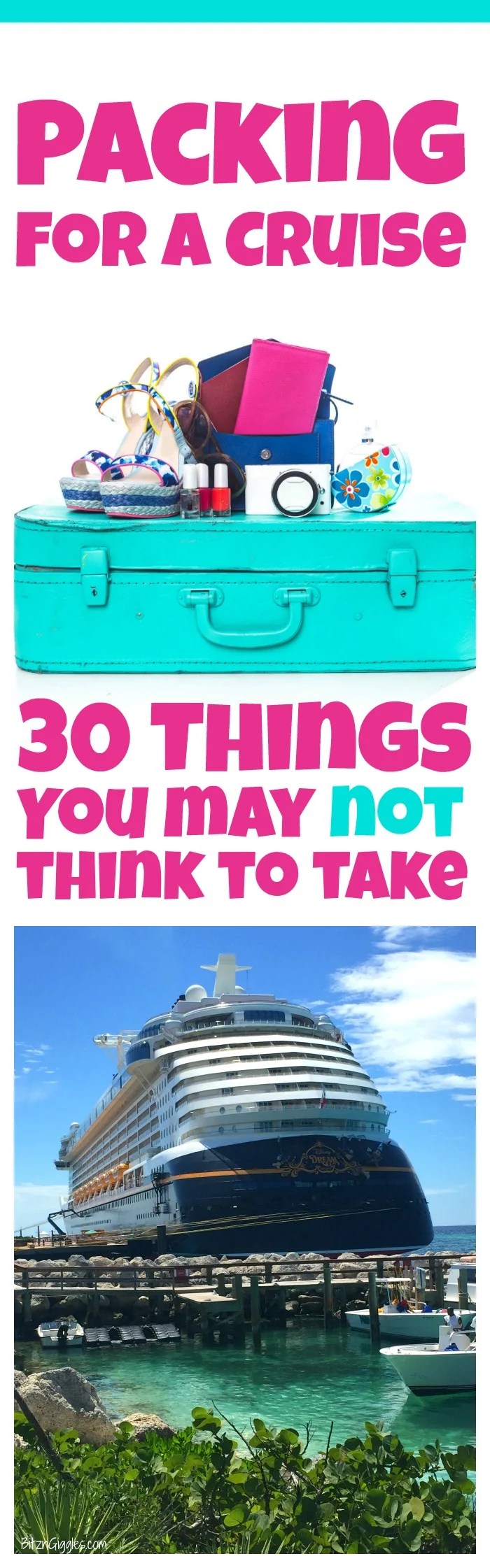 Packing For A Cruise 30 Things You May Not Think To Take