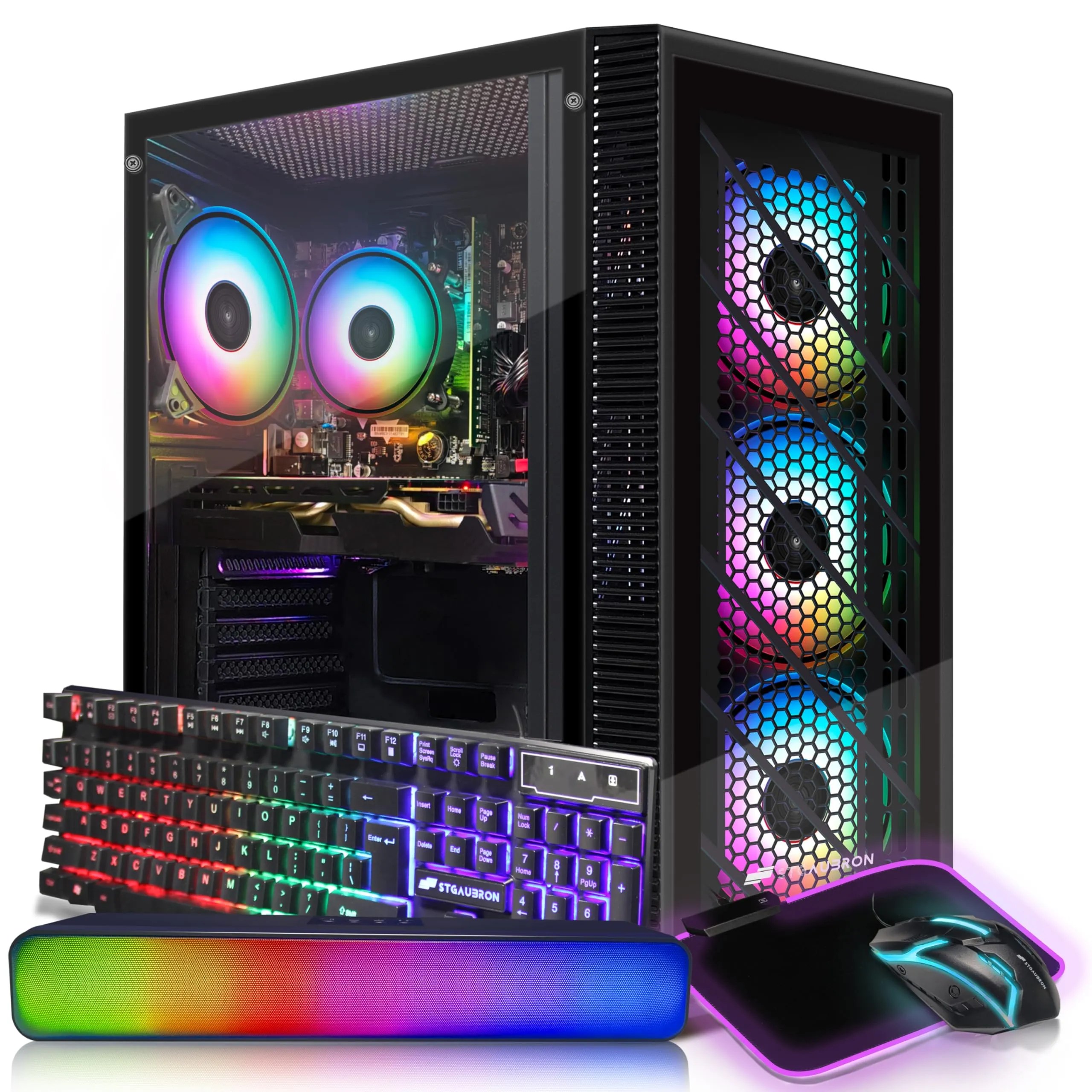 Top 8 Best Gaming PC Under 800 Dollars Budget 2025 Best Budget STGAubron Gaming Desktop PC Radeon RX 590 8G GDDR5 