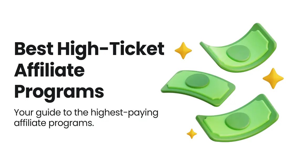 40+ high-ticket affiliate programs: up to $5,000 per sale