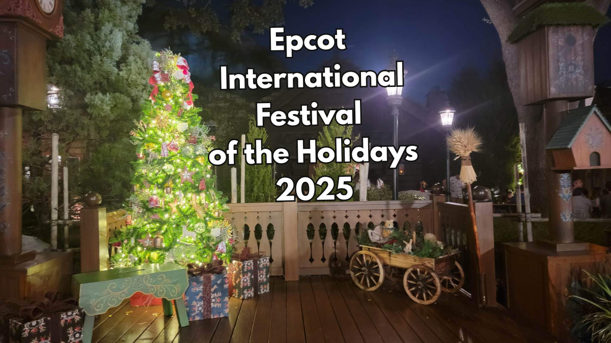 Christmas tree at Epcot