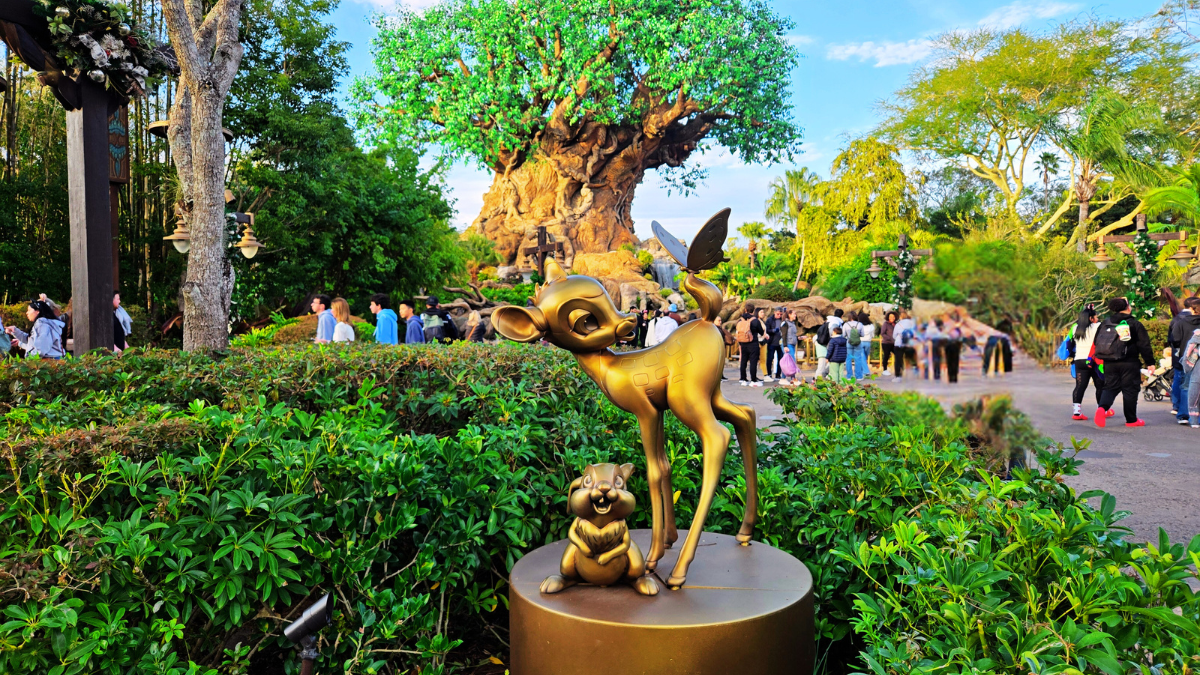 Bambi & Thumper statue at Disney Animal Kingdom