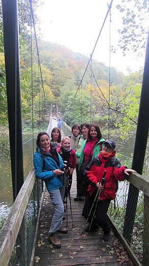 Na lávke Zadní Hamry.