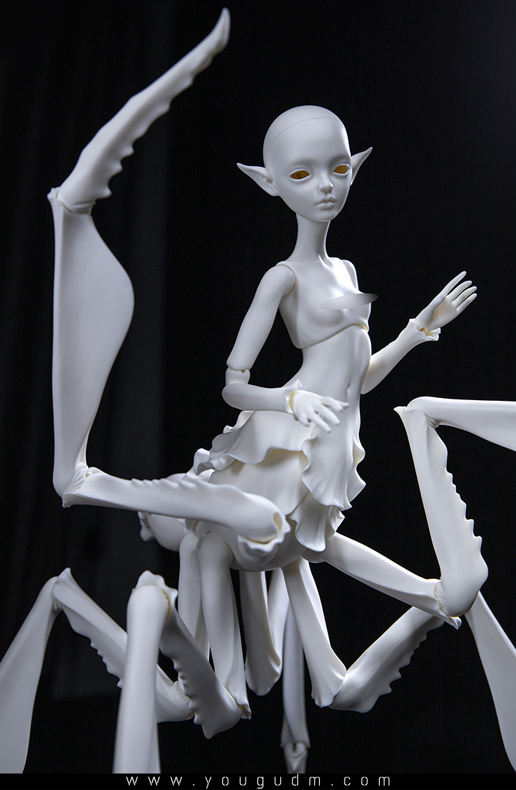 IN STOCK] Dream Valley Freyja (Mantis Version) Nude Doll, White