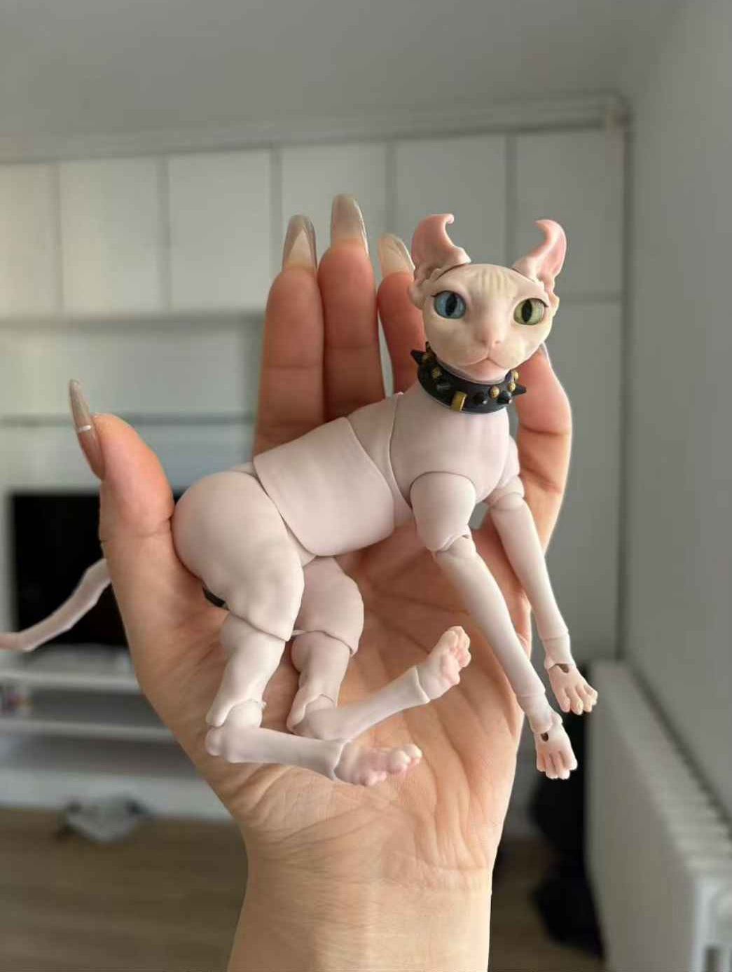 新品値下交渉OK★インタラクティブBJD人形スフィンクス猫狐ガール1/4サイズ Minstrel Painting Sphynx Cat – BJDivas