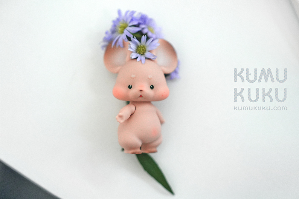 Kumukuku Doll] Riko (Latte Brown) and Dori (Milk Tea) Limited