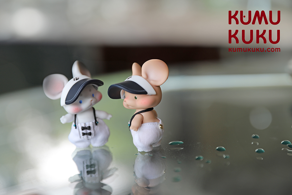 Kumukuku Doll] Riko (Latte Brown) and Dori (Milk Tea) Limited