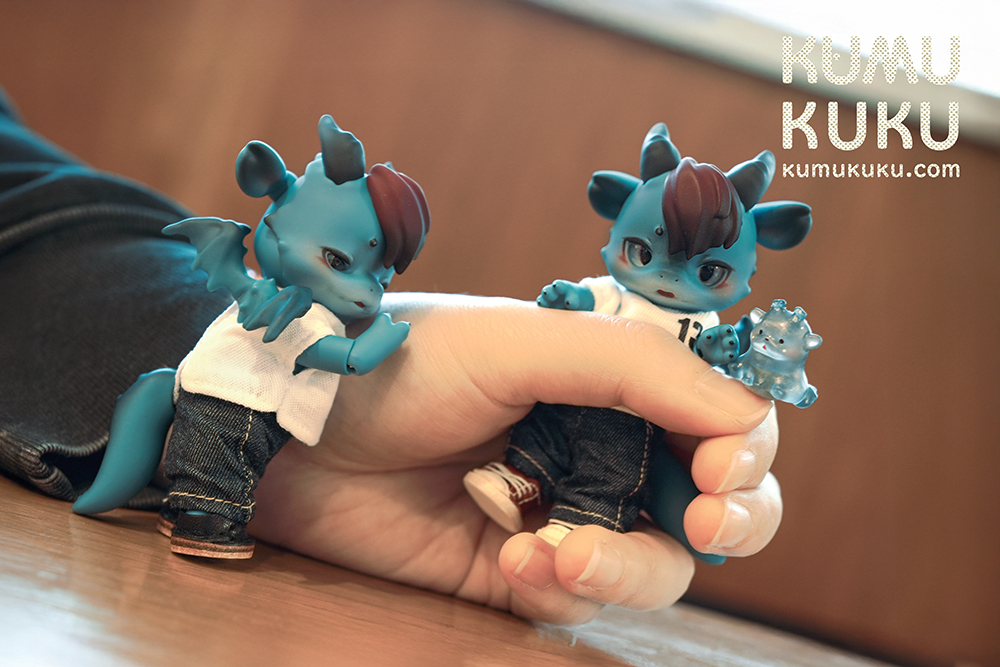 Kumukuku Doll] Khan (Dark Teal Blue) Limited Ordering Period – BJDivas