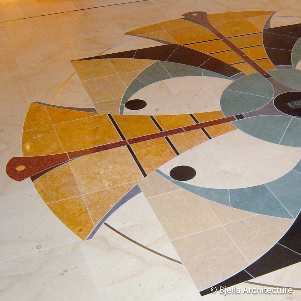 Custom Tile Floor Emblem