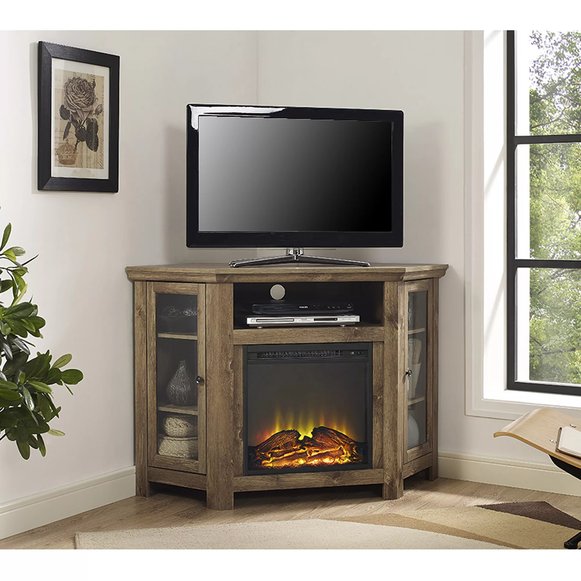 Ameriwood Home Lumina Fireplace Tv Stand For Tvs Up To 70 White Bjs Wholesale Club