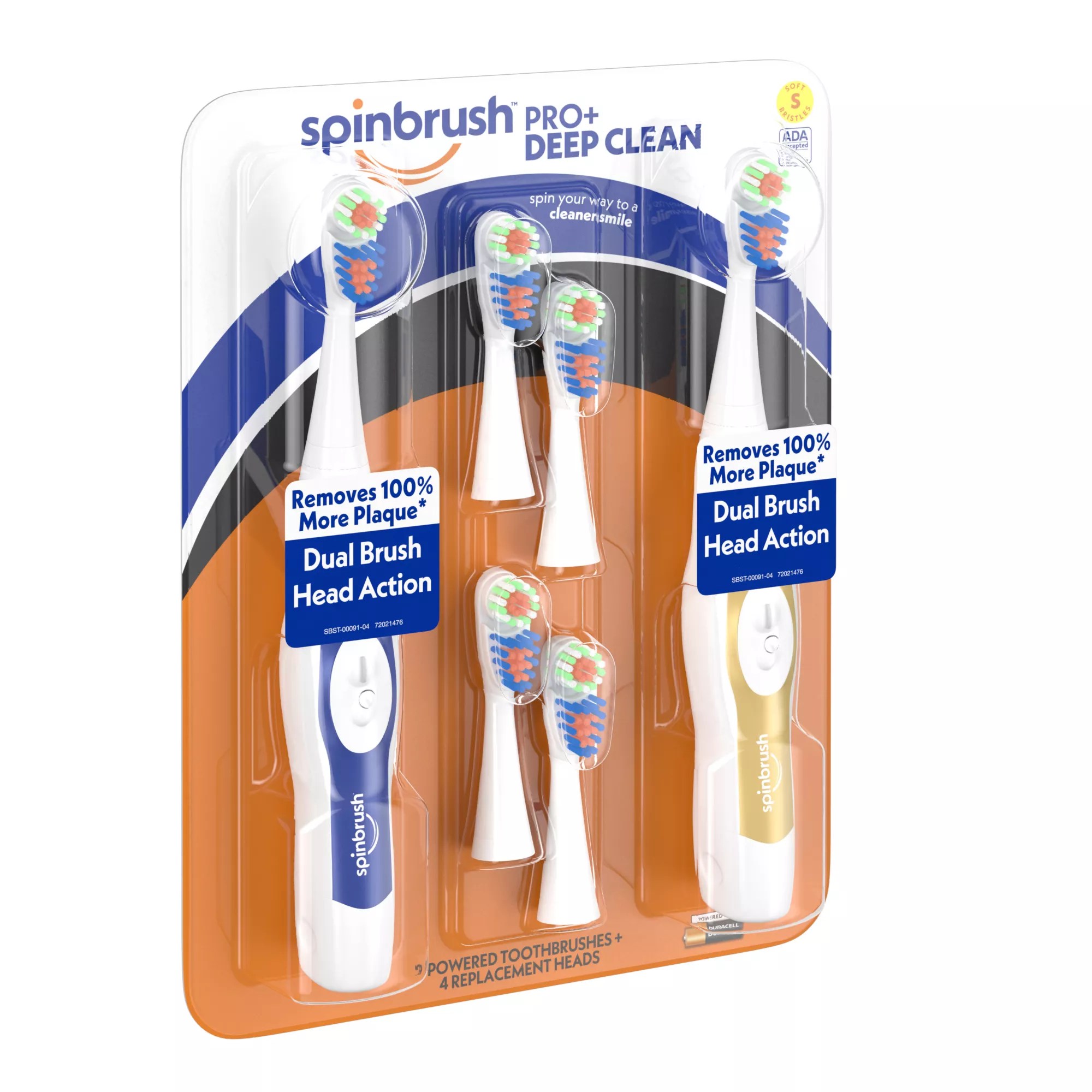 How do i replace the batteries in spinbrush? Arm Hammer Truly Radiant Spinbrush With Refills 2 Pk Bjs Wholesale Club