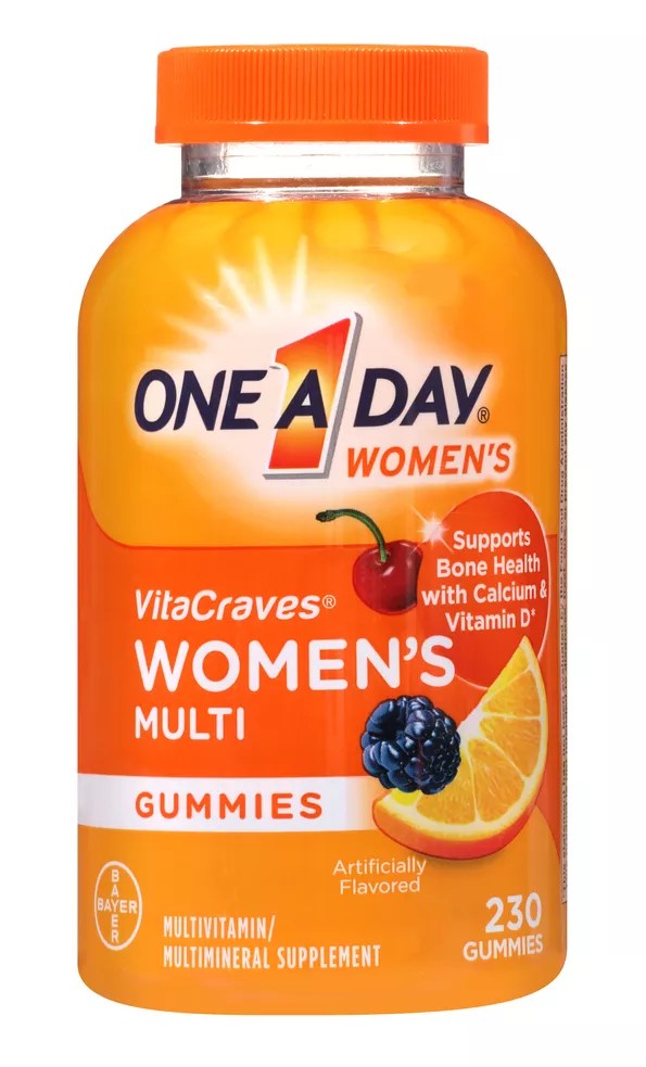 one a day womens vitacraves multivitamin gummies 230 ct - bjs wholesale club on one a day women's gummies review