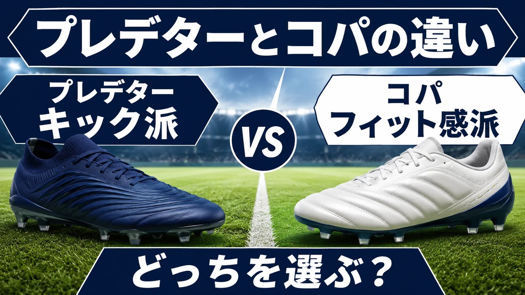 プレデターとコパの違いを比較するアイキャッチ画像