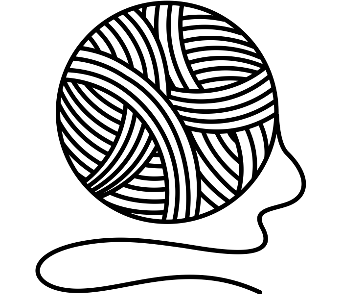 wool yarn by Oleksandr Panasovskyi from the Noun Project