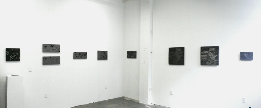 Installation view of Scott Kildall: Bad Data at Black & White Projects (formerly ASC Projects)