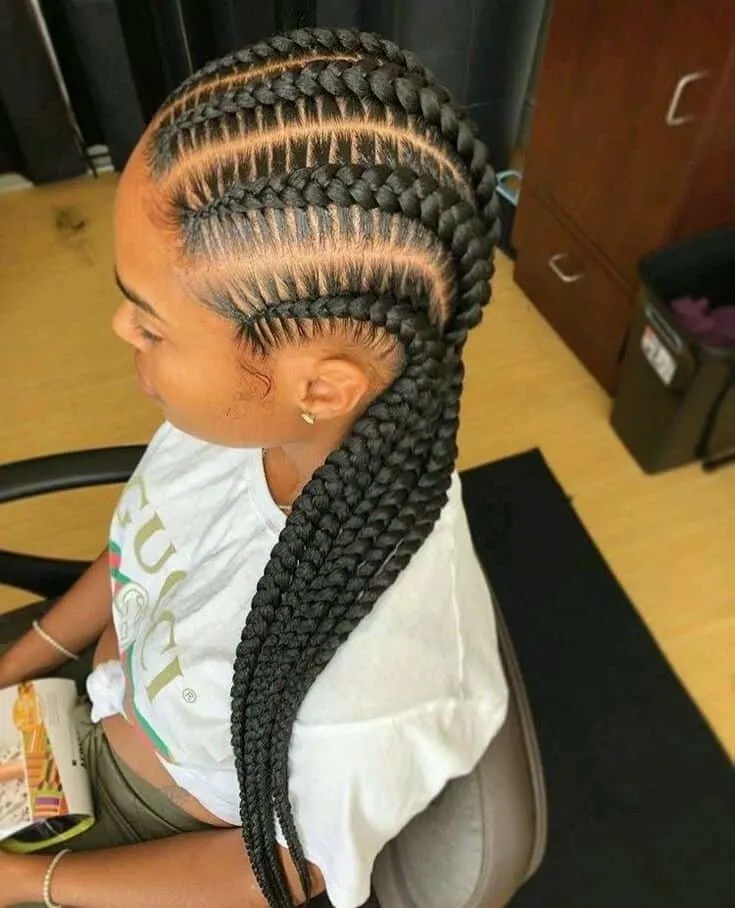 pix Feed In Styles 2021 braided hairstyles for black women in 2021