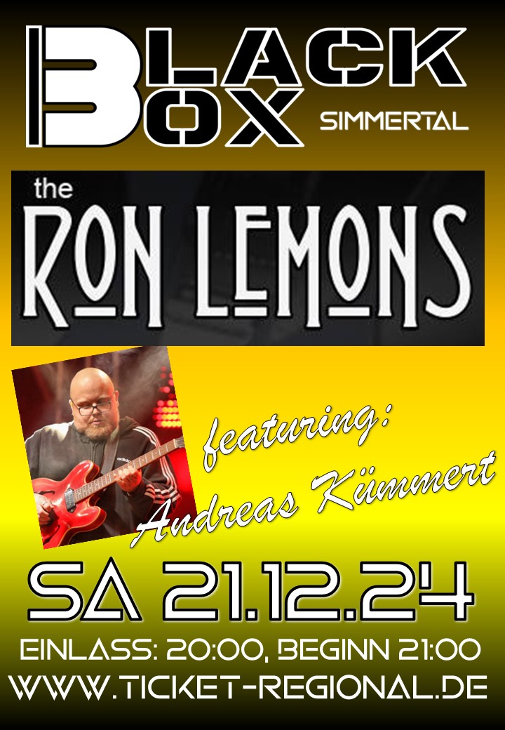 Mehr über den Artikel erfahren THE RON LEMONS Featuring Andreas Kümmert