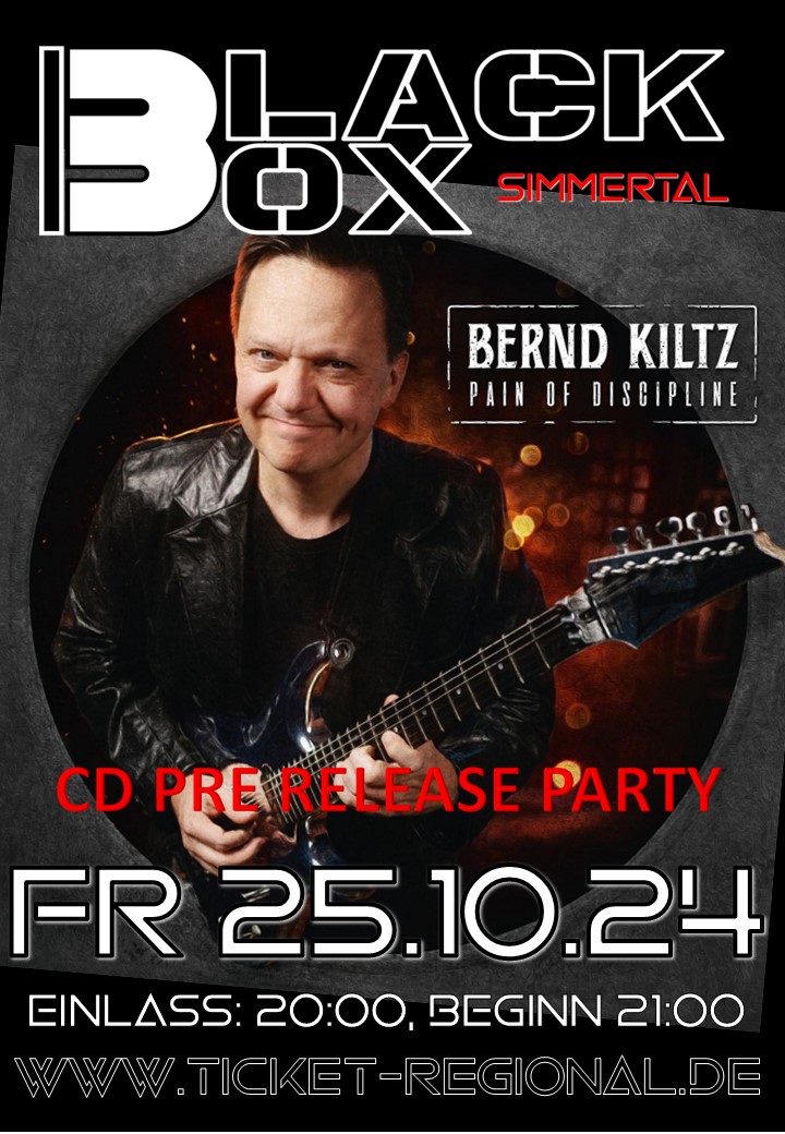 Mehr über den Artikel erfahren BERND KILTZ – CD PRE RELEASE PARTY