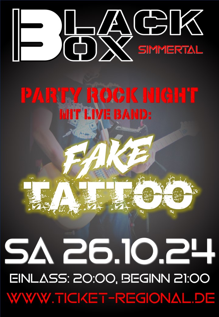 Mehr über den Artikel erfahren FAKE TATTOO
