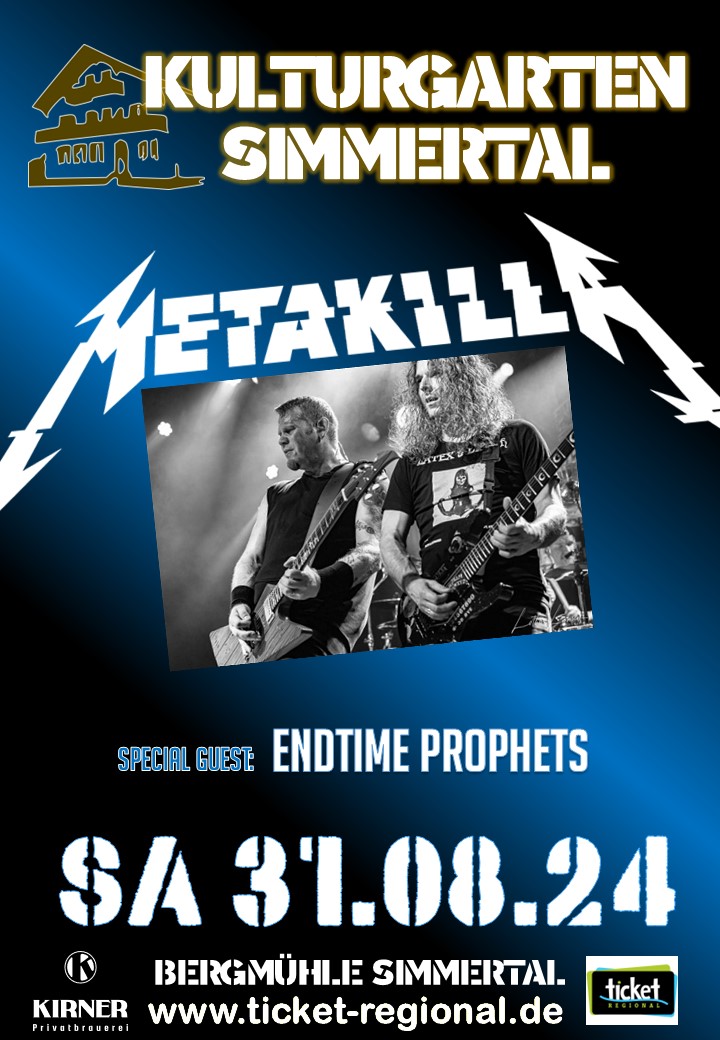 Mehr über den Artikel erfahren METAKILLA „The Original Metallica Tribute“