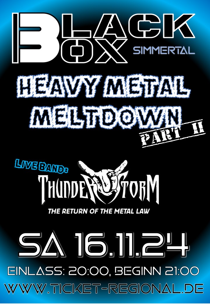 Mehr über den Artikel erfahren HEAVY METAL MELTDOWN – Thunderstorm