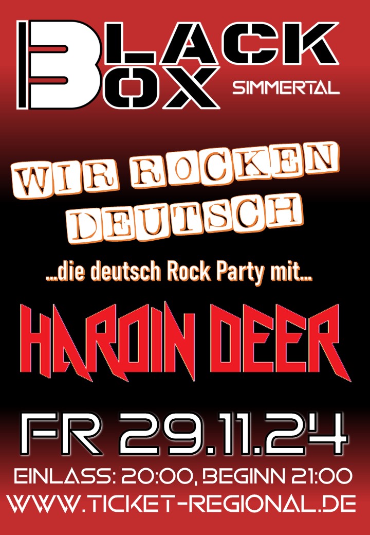 Mehr über den Artikel erfahren HARDIN DEER – WIR ROCKEN DEUTSCH