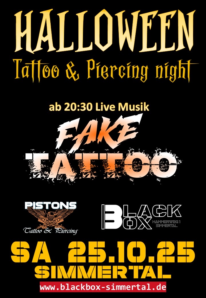 ROCK NIGHT mit Fake Tattoo