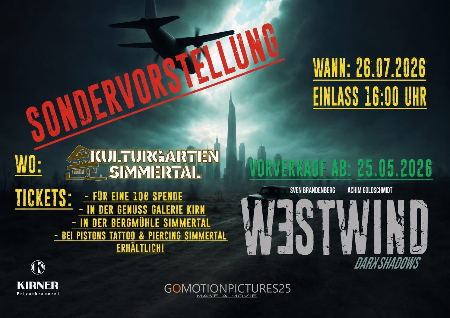 Du betrachtest gerade WESTWIND – Dark Shadows – Open Air Kino