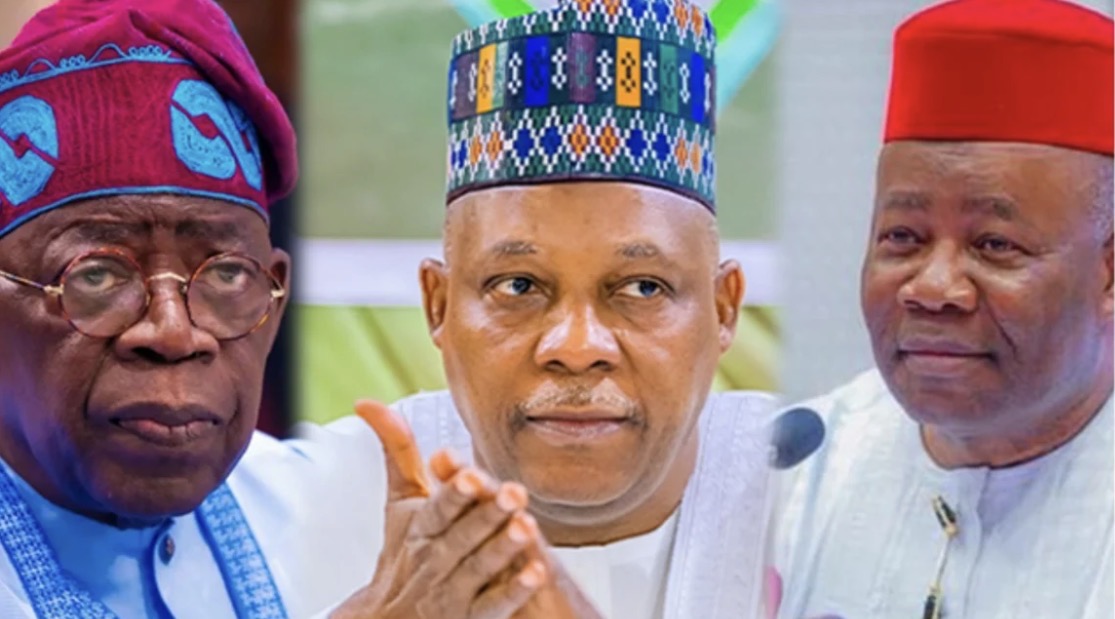 Tinubu, Shettima, Akpabio Abroad: What Nigeria’s Constitution Says About Who Runs Government