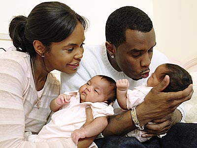 BLACK CELEBRITY BABIES OF THE MONTH:P DIDDY’S TWINS