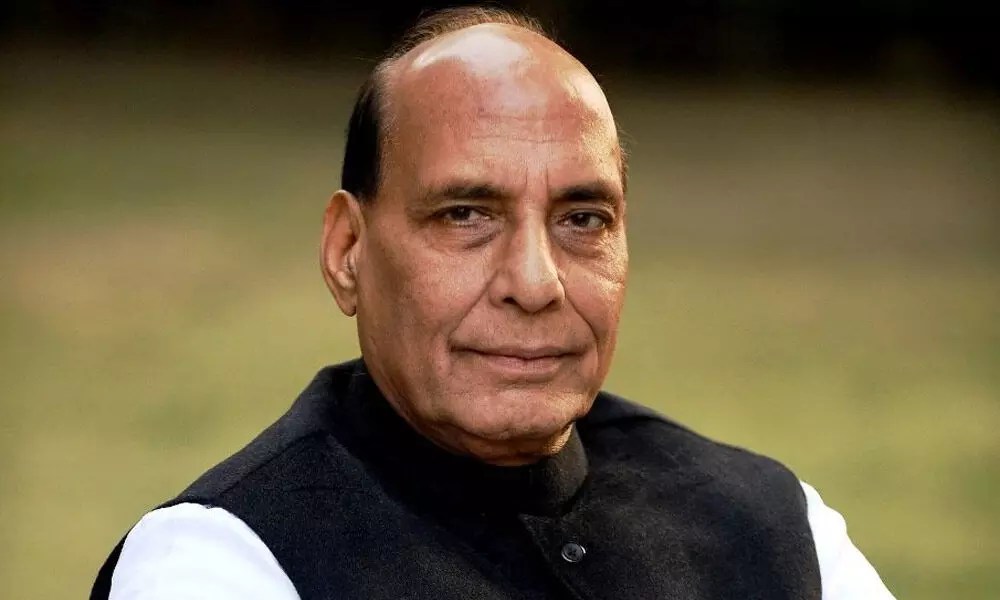 Rajnath Singh gives a strong warning to Pakistan on Sir Creek during a military event in Bhuj, Gujarat.