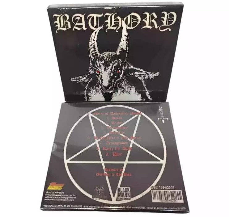 BATHORY - Bathory (Slipcase CD) - ⛧ Black Metal Store ⛧