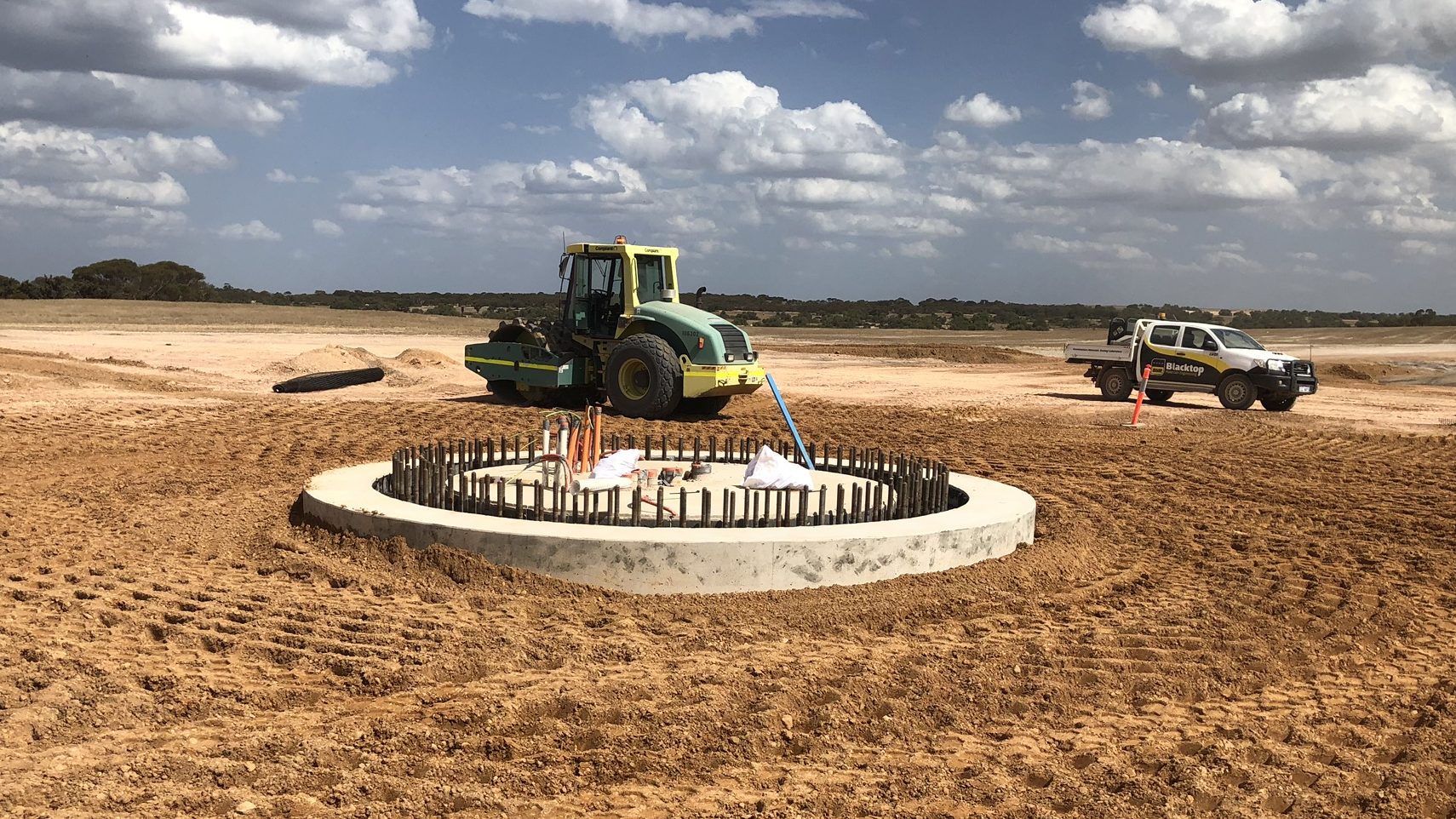 Wind Turbine Foundation Compaction Control