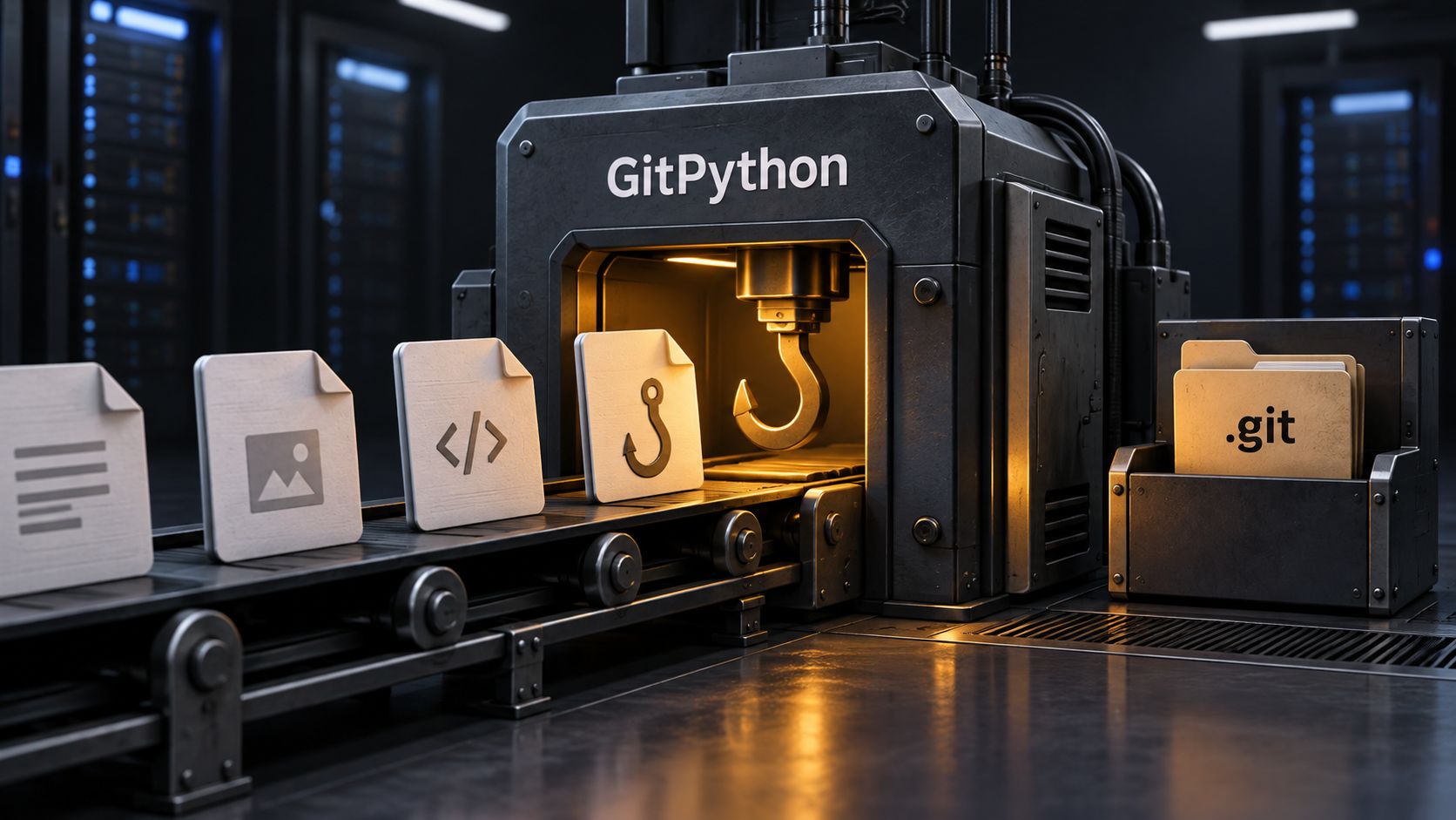 GitPython repository-processing illustration