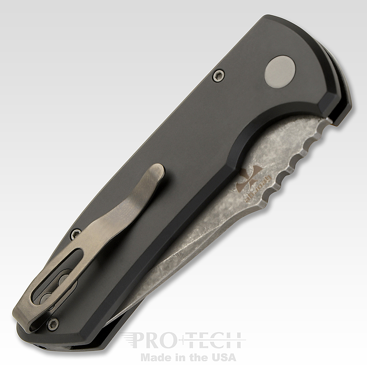 ProTech Knives SBR 2.5″ CPM S35VN Plain Acidwashed Blade Machined