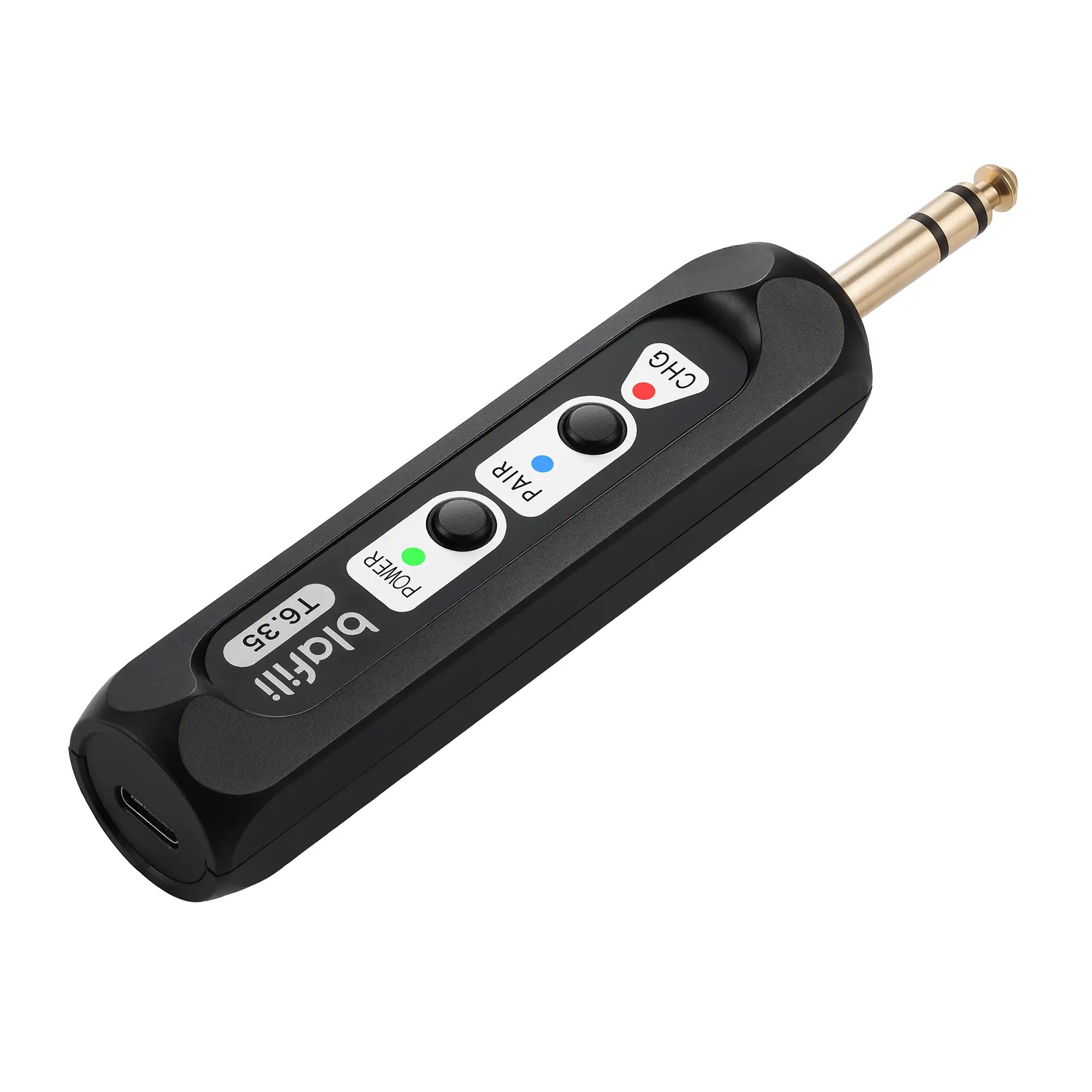 T6.35 Bluetooth Transmitter, 1/4" (6.35mm) Plug Adapter, Stream to 2 Bluetooth Speakers, for Mixers/PA
