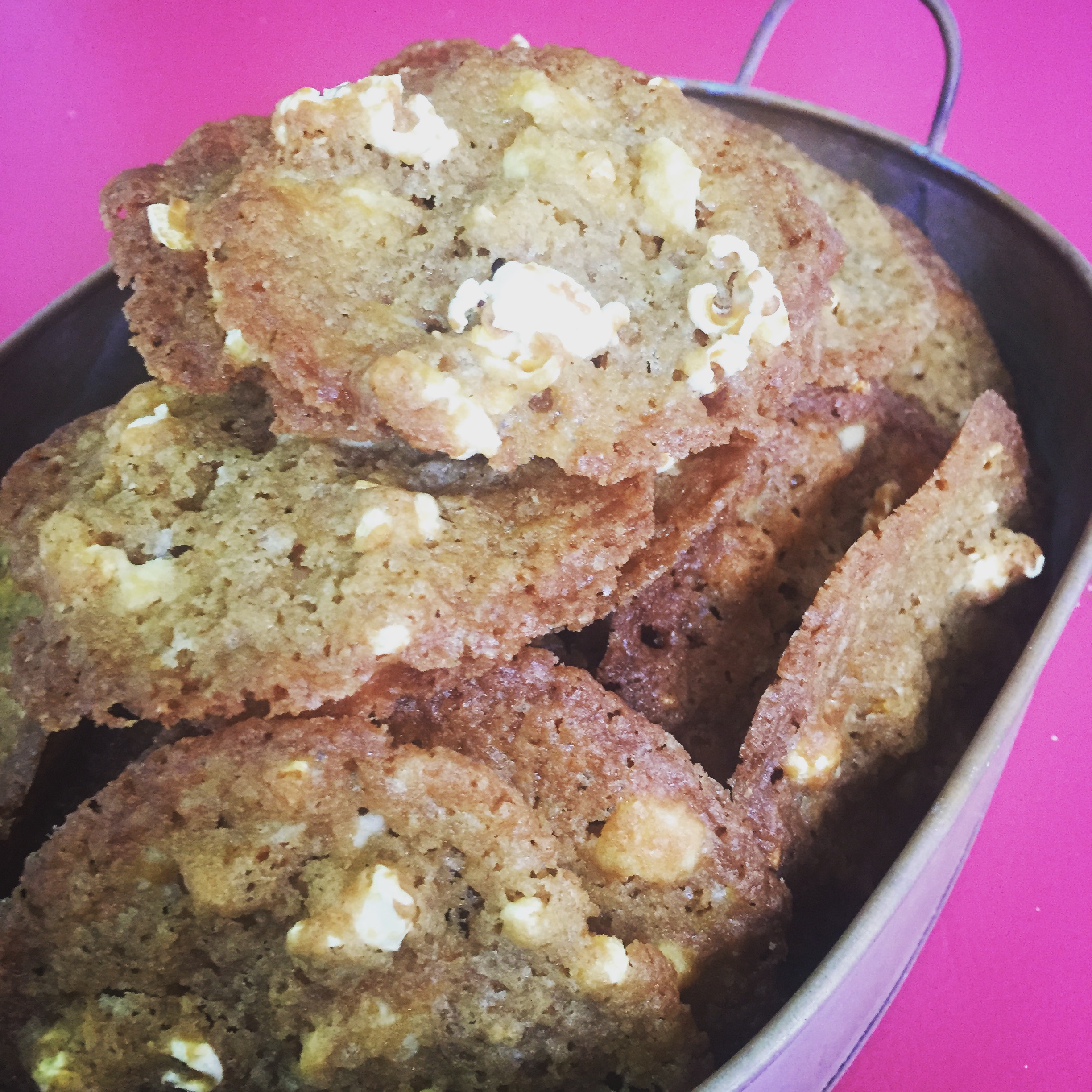 Popp og hvítt súkkulaði er banvæn blanda.