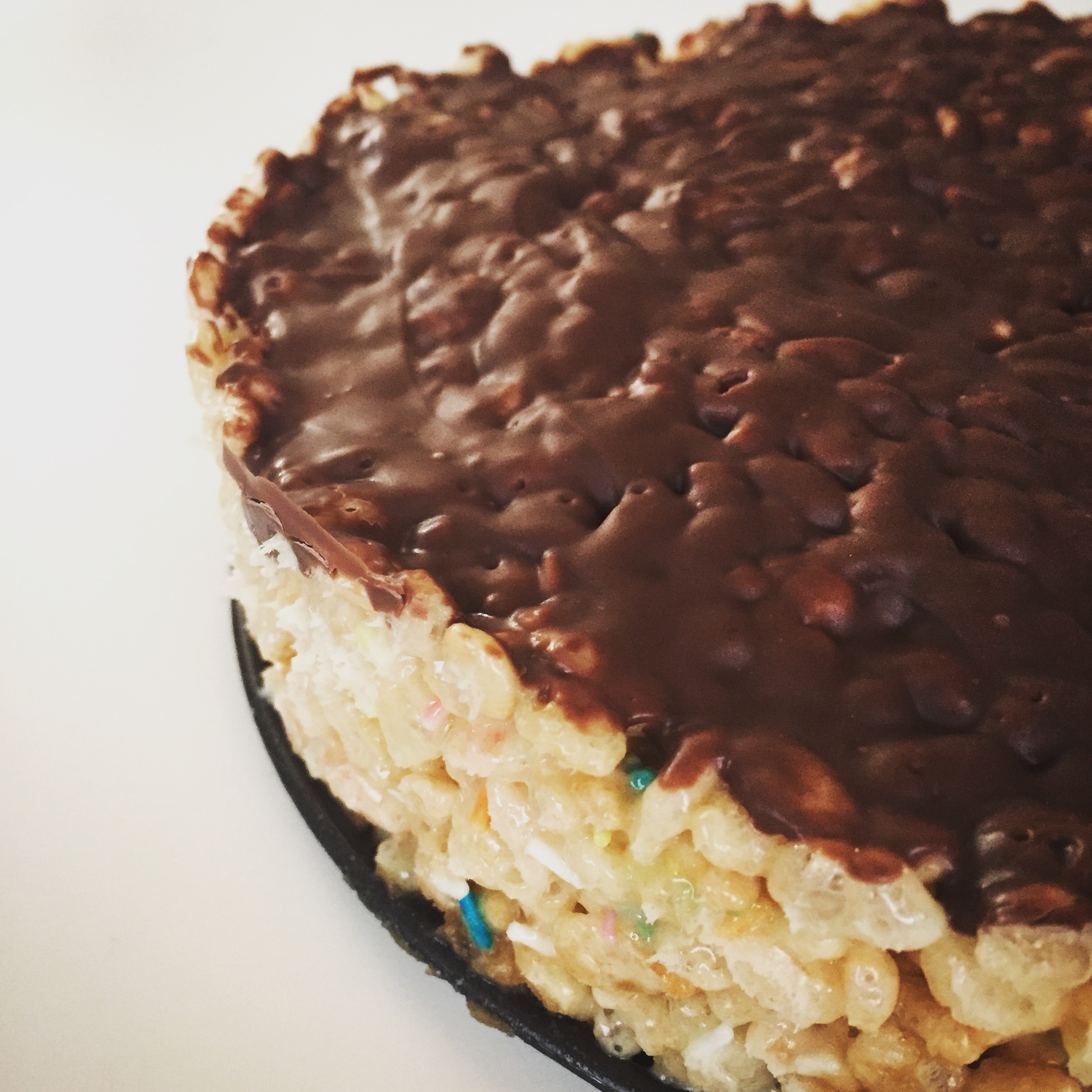 Rice Krispies, sykurpúðar, karamella og súkkulaði. I'm in heaven!